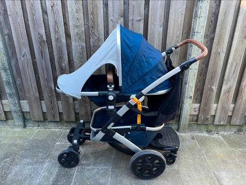 Joolz Geo 2 Donkerblauw, Kinderen en Baby's, Kinderwagens en Combinaties, Zo goed als nieuw, Combiwagen, Overige merken, Met reiswieg