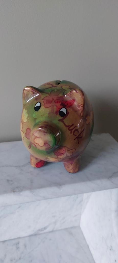 Pomme - pidon Spaarpot - Gave Staat, Verzamelen, Spaarpotten, Zo goed als nieuw, Dier, Steen, Aardewerk of Keramiek, Ophalen of Verzenden