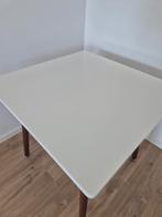 witte tafel, Huis en Inrichting, Tafels | Eettafels, Ophalen, Kunststof, 50 tot 100 cm, Vierkant