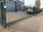 Poort compleet, 10 m breed en 1.80 hoog, Tuin en Terras, Ophalen of Verzenden, Gebruikt, IJzer, Sierhekwerk