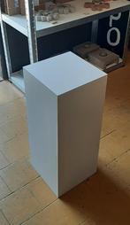 Zuil 25x25x60cm mat wit, Huis en Inrichting, Woonaccessoires | Zuilen en Pilaren, Ophalen of Verzenden, Nieuw