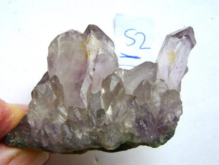 amethist 4 XL voor 6,00 edelsteen mineraal 99 gr amethyst, Verzamelen, Mineralen en Fossielen, Mineraal, Ophalen of Verzenden