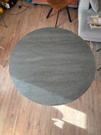 Ronde eettafel met marmerpatroon - IKEA Mariedamm, Huis en Inrichting, Tafels | Eettafels, Ophalen, Kunststof, Gebruikt, 100 tot 150 cm