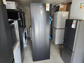 Nieuwe zuinige grote antraciet rvs no frost vrieskast 185x60 beschikbaar voor biedingen