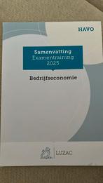 Samenvatting examentraining 2025 luzac bedrijfseconomie, Ophalen of Verzenden, Beta, Zo goed als nieuw