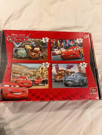Cars Puzzel Set - 4 Puzzels beschikbaar voor biedingen