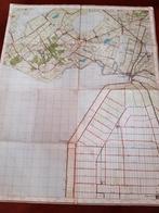 Kaart in Bonneprojectie van Oost Staveren, Gelezen, Verzenden, Landkaart, 1800 tot 2000