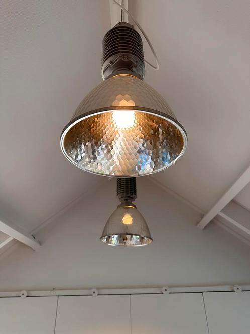 Gave industriële lampen voor tafel of bar, Huis en Inrichting, Lampen | Hanglampen, Zo goed als nieuw, Minder dan 50 cm, Ophalen