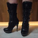 Kinky stoeren zwarte laarzen met hak 37., Kleding | Dames, Schoenen, Ophalen, Zwart, Lage of Enkellaarzen, Onbekend