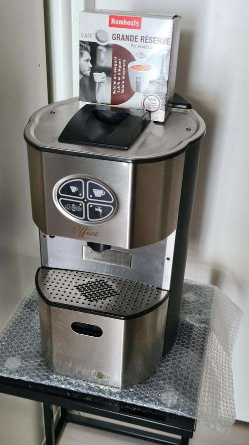 Trezpresso Firenze koffiemachine (1,2,3 spresso, Rombouts), Witgoed en Apparatuur, Koffiezetapparaten, Gebruikt, Koffiepads en cups