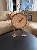 Leuke hippe klok op vogelpootjes, Ophalen, Gebruikt, Analoog, Staande klok