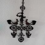 Byzantijnse kruis kandelaar voor 2 kaarsen, Ophalen of Verzenden, Koper of Brons