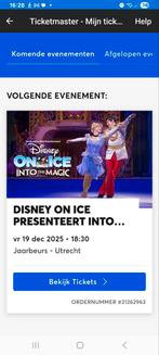 4 TICKETS TEKOOP DISNEY ON ICE!, Tickets en Kaartjes, Drie personen of meer