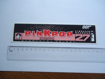 sticker oud PINKPOP 85 festival pink pop muziek retro 1985 beschikbaar voor biedingen