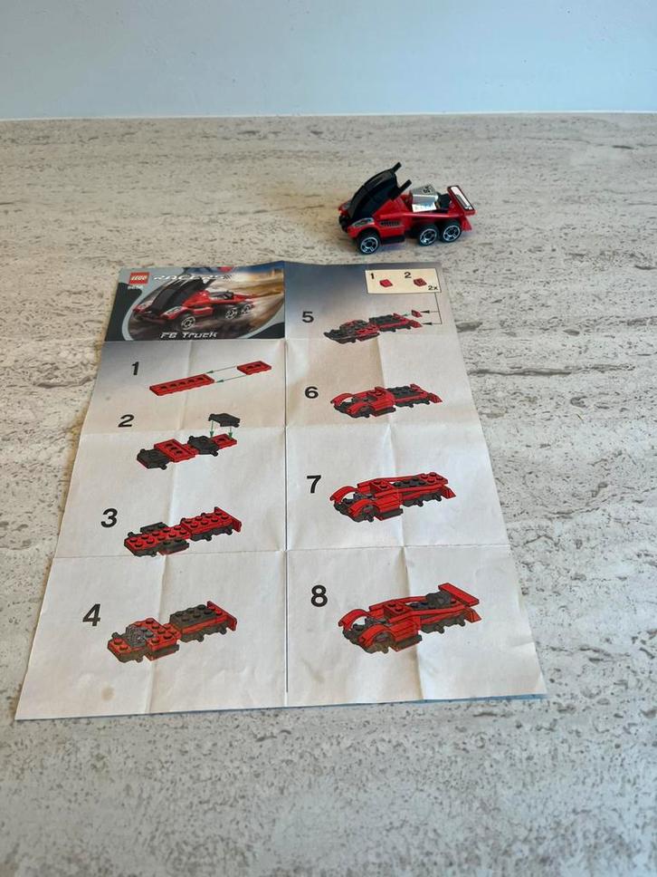 LEGO 8656 F6 Truck + 8657 ATR 4 - SET VAN 2, Kinderen en Baby's, Speelgoed | Duplo en Lego, Gebruikt, Lego, Complete set, Ophalen of Verzenden