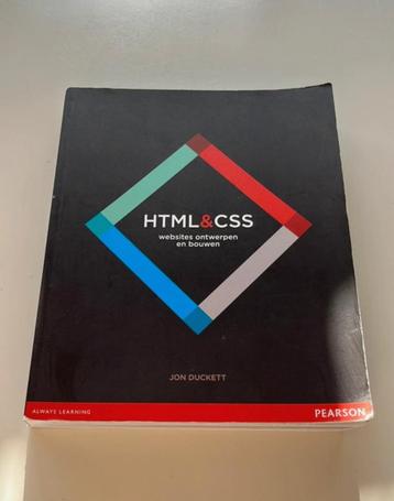 HTML & CSS Leerboek beschikbaar voor biedingen