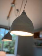 3 Beton hanglampen met chroom, Ophalen of Verzenden, Zo goed als nieuw, Minder dan 50 cm