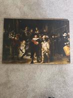 Nachtwacht op hout - Rembrandt van Rijn, Antiek en Kunst, Kunst | Schilderijen | Klassiek, Ophalen of Verzenden