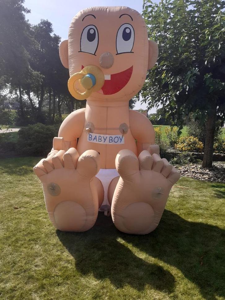 Gigantische Opblaasbare Baby te Huur, Hobby en Vrije tijd, Feestartikelen | Verhuur, Zo goed als nieuw, Geboorte of Huwelijk, Ophalen