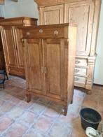 Strakke Antieke Eiken Meiden Kast, Antiek en Kunst, Ophalen