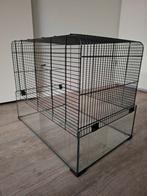 Mooie grote Interzoo hamsterkooi zwart, Dieren en Toebehoren, Knaagdieren en Konijnen | Hokken en Kooien, Kooi, Gebruikt, Minder dan 75 cm