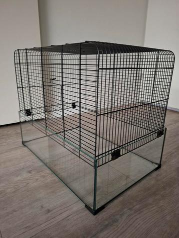 Mooie grote Interzoo hamsterkooi zwart  beschikbaar voor biedingen