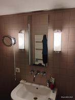 Badkamer spiegel en 2 lampjes. Erg stijlvol, Ophalen, 100 tot 150 cm, Overige typen, 50 tot 100 cm