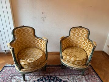 Antieke Louis fauteuils Set beschikbaar voor biedingen