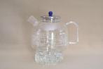 Jenaer glas theepot met warmhouder in nieuwstaat, Overige typen, Ophalen of Verzenden, Overige stijlen, Glas