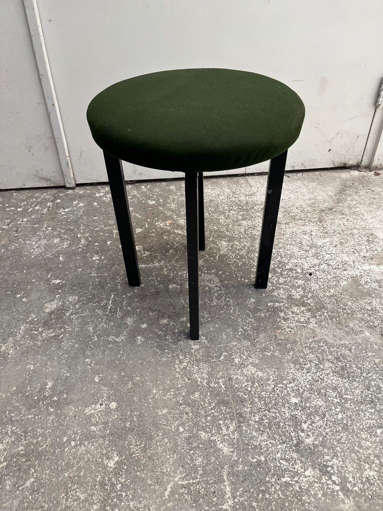 zware piano kruk groen metaal €14,50, Ophalen of Verzenden, In hoogte verstelbaar, Gebruikt, IJzer