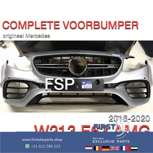 W213 E63 AMG BUMPER + GRIL COMPLEET ORIGINEEL Mercedes E Kla, Auto-onderdelen, Carrosserie en Plaatwerk, Bumper, Mercedes-Benz