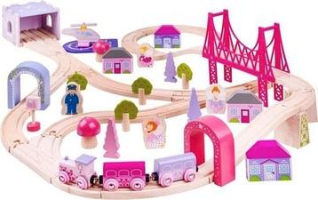 BigJigs houten treinset + Ikea set & extra onderdelen beschikbaar voor biedingen