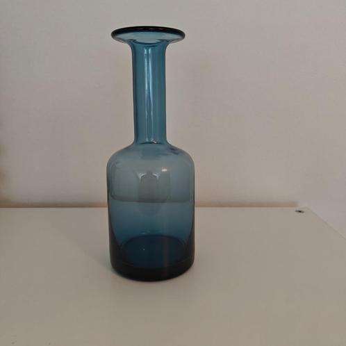 Mooie blauwe retro vintage vaas, Antiek en Kunst, Antiek | Keramiek en Aardewerk, Ophalen of Verzenden