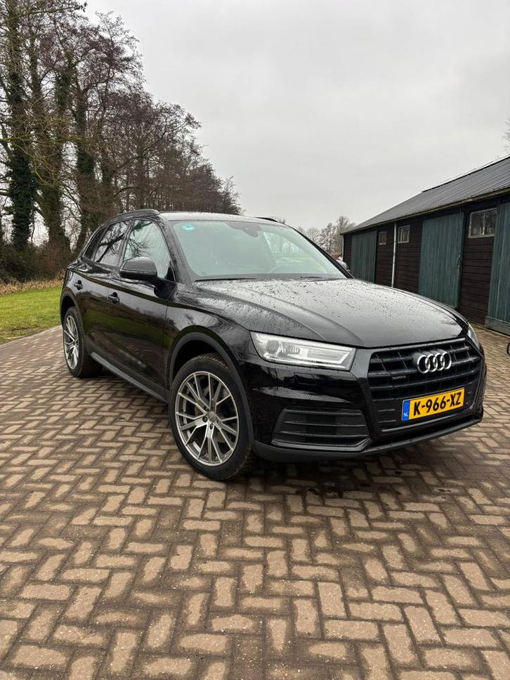 Audi Q5 2.0 Tfsi Quattro 252pk S Tronic 2018 Zwart, Auto's, Audi, Particulier, Q5, 4x4, ABS, Achteruitrijcamera, Adaptieve lichten