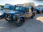 2008 Land Rover Defender 130 Crew cab DC 4WD Daktent Huif, Auto's, Land Rover, Zwart, 4 cilinders, Origineel Nederlands