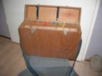 oude houten schilderskist met inzetbakje / draagband, Ophalen of Verzenden