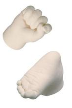 Baby Art 3D Print Deluxe 3D gipsafdruk baby handje en voetje, Ophalen of Verzenden, Nieuw, Kraamcadeau