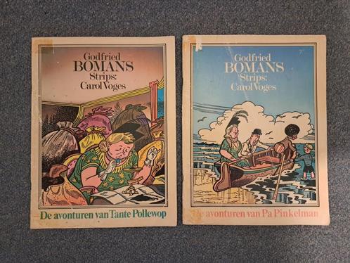 Carol Voges & Godfried Bomans 2 strips Pinkelman Pollewop, Boeken, Stripboeken, Gelezen, Meerdere stripboeken, Ophalen of Verzenden