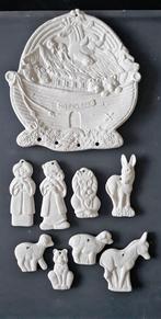 Ark van Noach mobiel in wit biscuit keramiek, Hobby en Vrije tijd, Ophalen of Verzenden