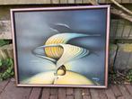 Schilderij Airbrush, Huis en Inrichting, Ophalen, Zo goed als nieuw, Schilderij, 50 tot 75 cm