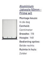 Vitrage, Ophalen, 100 tot 150 cm, Nieuw, Wit