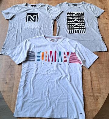 2x NIKKIE en 1x TOMMY HILFIGER T-Shirt in maat XS/S beschikbaar voor biedingen