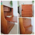 Scandinavisch Deense design vintage kast secretaire, Ophalen of Verzenden, Zo goed als nieuw