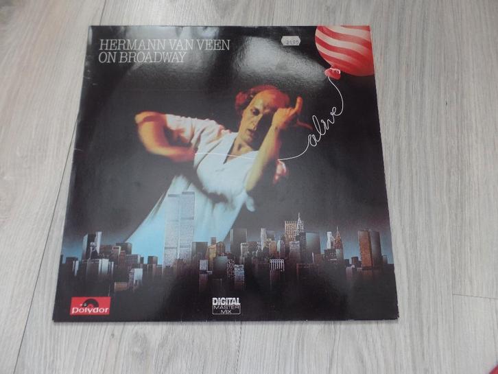 Herman van Veen ‎– On Broadway LP, Cd's en Dvd's, Vinyl | Pop, Gebruikt, 1960 tot 1980, 12 inch, Ophalen of Verzenden