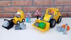 Duplo Bulldozer 10930 en Shovel 10520, Kinderen en Baby's, Speelgoed | Duplo en Lego, Ophalen of Verzenden, Zo goed als nieuw