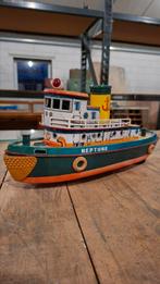 Blikken speelgoed boot neptune, Ophalen