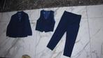 98-104 TERRY 3-delig blauw bruidsjonker KOSTUUM  *nieuw*, Ophalen of Verzenden, Nieuw, Jongen, Setje
