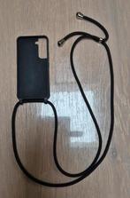 Zwart Telefoonhoesje met Koord, Telecommunicatie, Ophalen of Verzenden, Gebruikt, Hoesje of Tasje