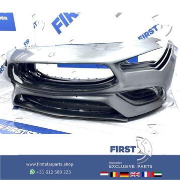 W118 BUMPER CLA AMG PAKKET VOORBUMPER C118 ZWART WIT GRIJS B beschikbaar voor biedingen