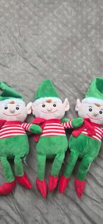 Kerst Elfjes Knuffels - Set van 3, Ophalen of Verzenden, Zo goed als nieuw, Overige typen